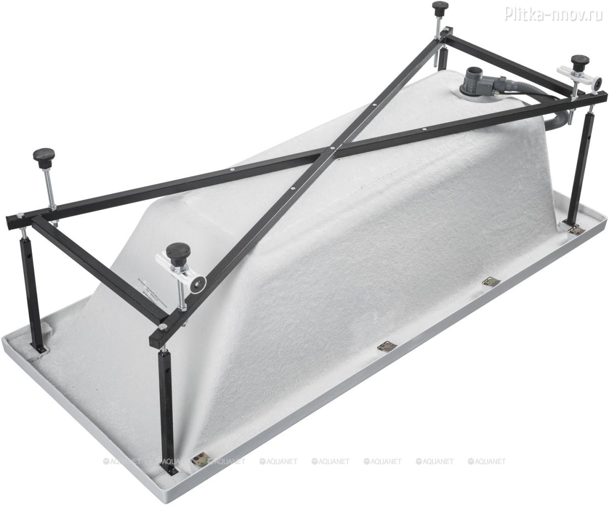 Aura 175x70 Акриловая ванна Aquanet с каркасом Aura 175x70 Акриловая ванна Aquanet с каркасом
