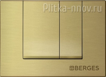 NOVUM S8 040048 BERGES бронза кнопка смыва