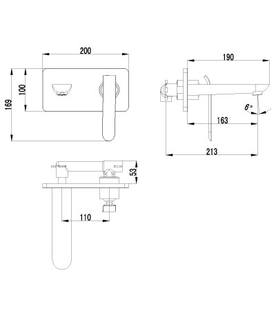 Melange LM4926CW Lemark для раковины, встраиваемый Melange LM4926CW Lemark для раковины, встраиваемый