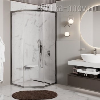 Naab 86S11 90х90 WasserKRAFT Душевой уголок трапеция