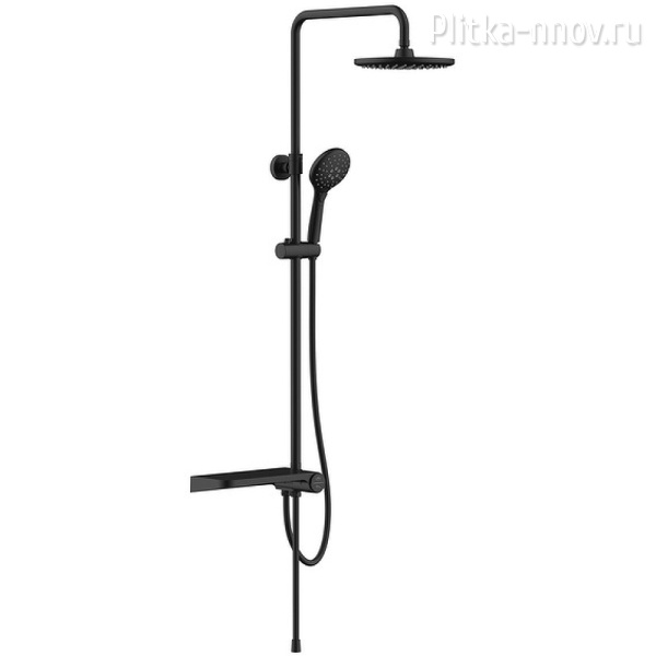 Ray RAYMS3Fi76 Черная матовая душевая стойка Смеситель IDDIS Ray RAYMS3Fi76 Черная матовая душевая стойка Смеситель IDDIS