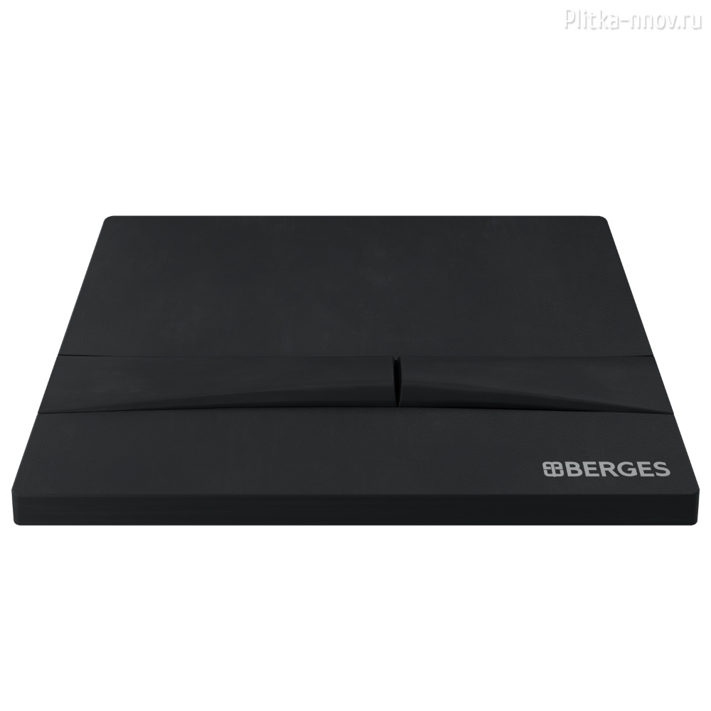 NOVUM F5 040055 BERGES Soft Touch черная кнопка смыва NOVUM F5 040055 BERGES Soft Touch черная кнопка смыва