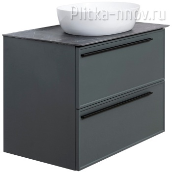 Elba 90 FNC-01-ELB-G-90-2 Тумба со столешницей Серая матовая LaFenice (БЕЗ РАКОВИНЫ) Elba 90 FNC-01-ELB-G-90-2 Тумба со столешницей Серая матовая LaFenice (БЕЗ РАКОВИНЫ)