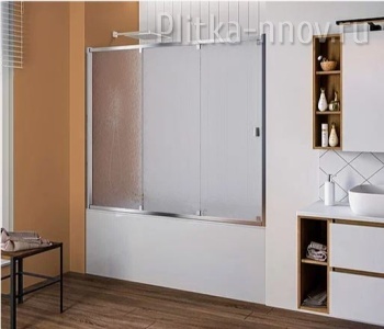 Screen WTW-G-CH-140, матовое стекло Шторка для ванны Good Door
