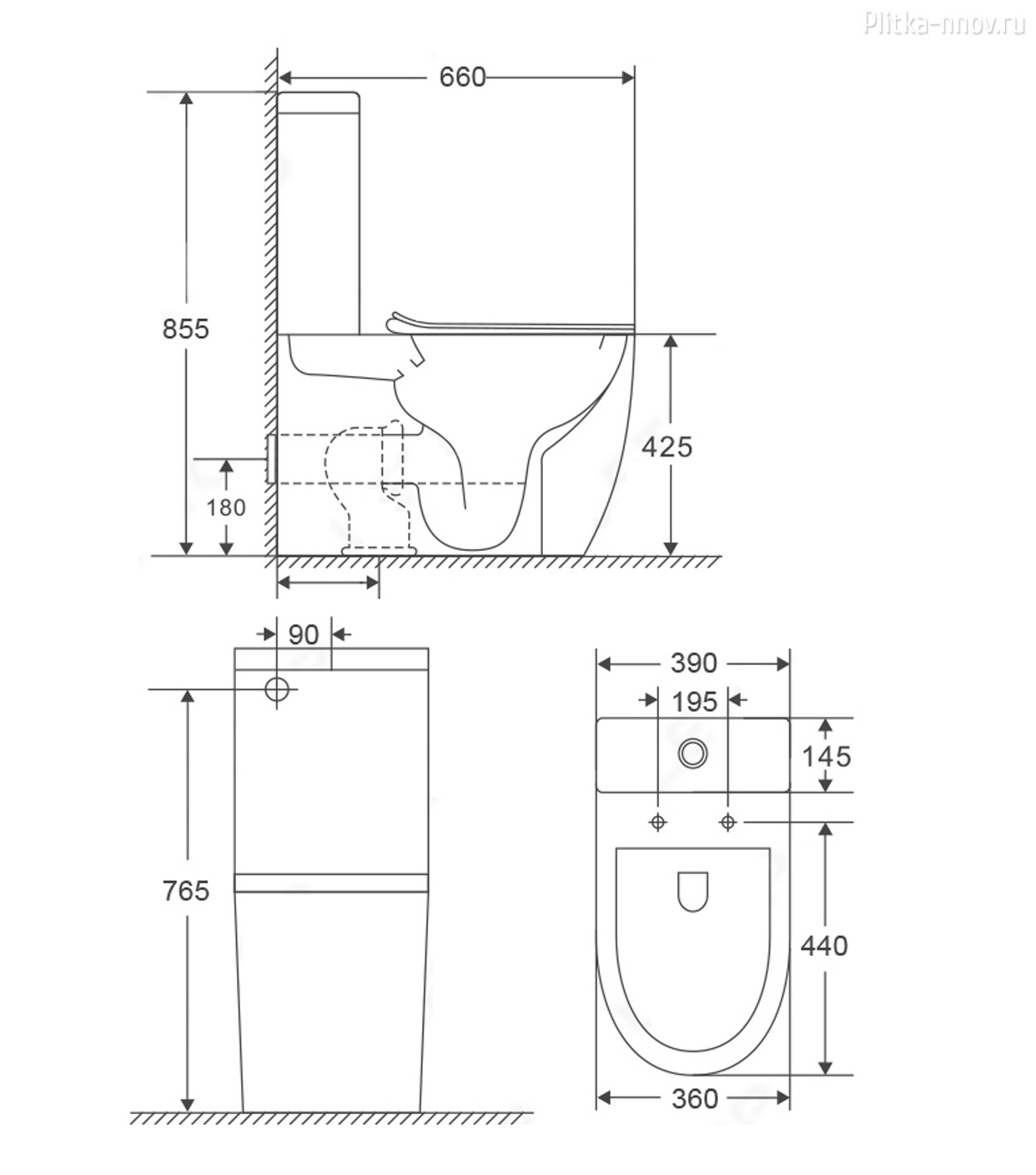 Сатурн PN42901 ТОРНАДО безободковый, сиденье микролифт Унитаз Point Сатурн PN42901 ТОРНАДО безободковый, сиденье микролифт Унитаз Point