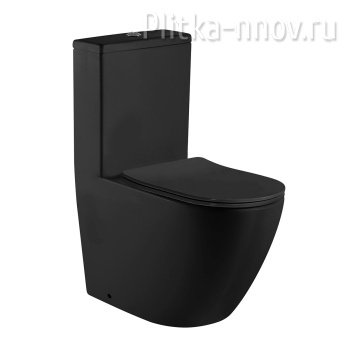 Morano AZ-1001MB Azario Унитаз-моноблок безободковый в комплекте с сиденьем дюропласт микролифт
