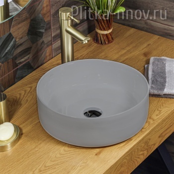 AZ3134MFG 35х55 Azario Раковина накладная матовая (светло-серый)