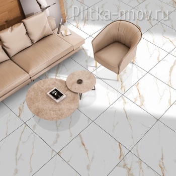 CALACATTA VENATO GOLD 60х60 Glossy Керамогранит Azario
