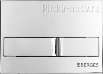 NOVUM L3 040013 BERGES хром глянец кнопка смыва