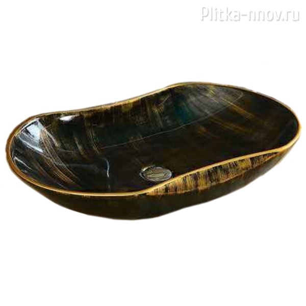 CeramaLux 7097 66x42 Раковина-чаша бронза CeramaLux 7097 66x42 Раковина-чаша бронза