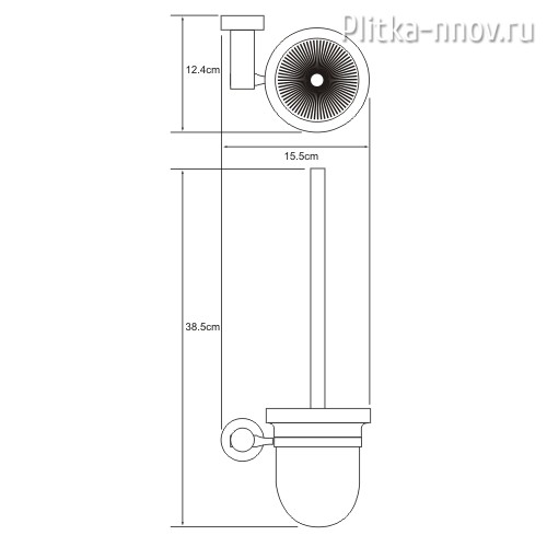 Donau K-9427 Щетка для унитаза Donau K-9427 Щетка для унитаза