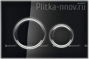 GEBERIT Sigma 21 115.884.SJ.1 черное стекло/хром глянец