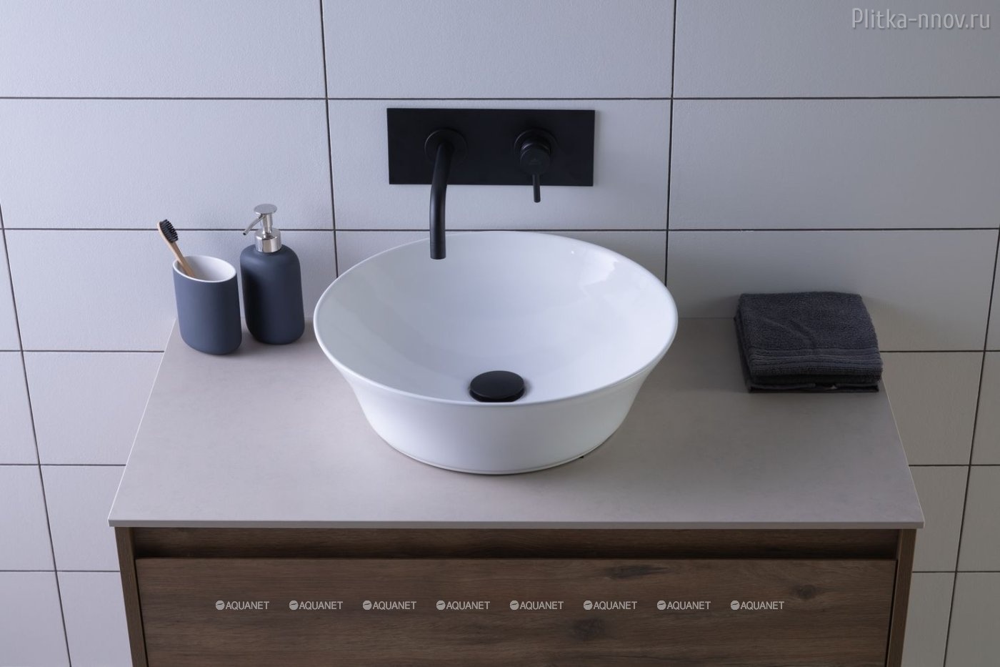 Smart-1 42х42 Aquanet раковина накладная Smart-1 42х42 Aquanet раковина накладная