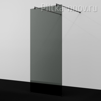 Vechte 60W39MB-TG 90 WasserKRAFT Душевая перегородка Черный/Тонированное стекло