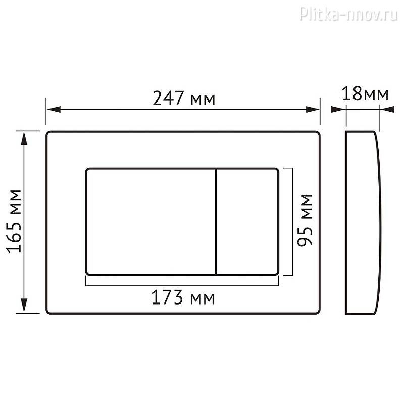 ATOM 049235 BERGES золото глянец кнопка смыва ATOM 049235 BERGES золото глянец кнопка смыва
