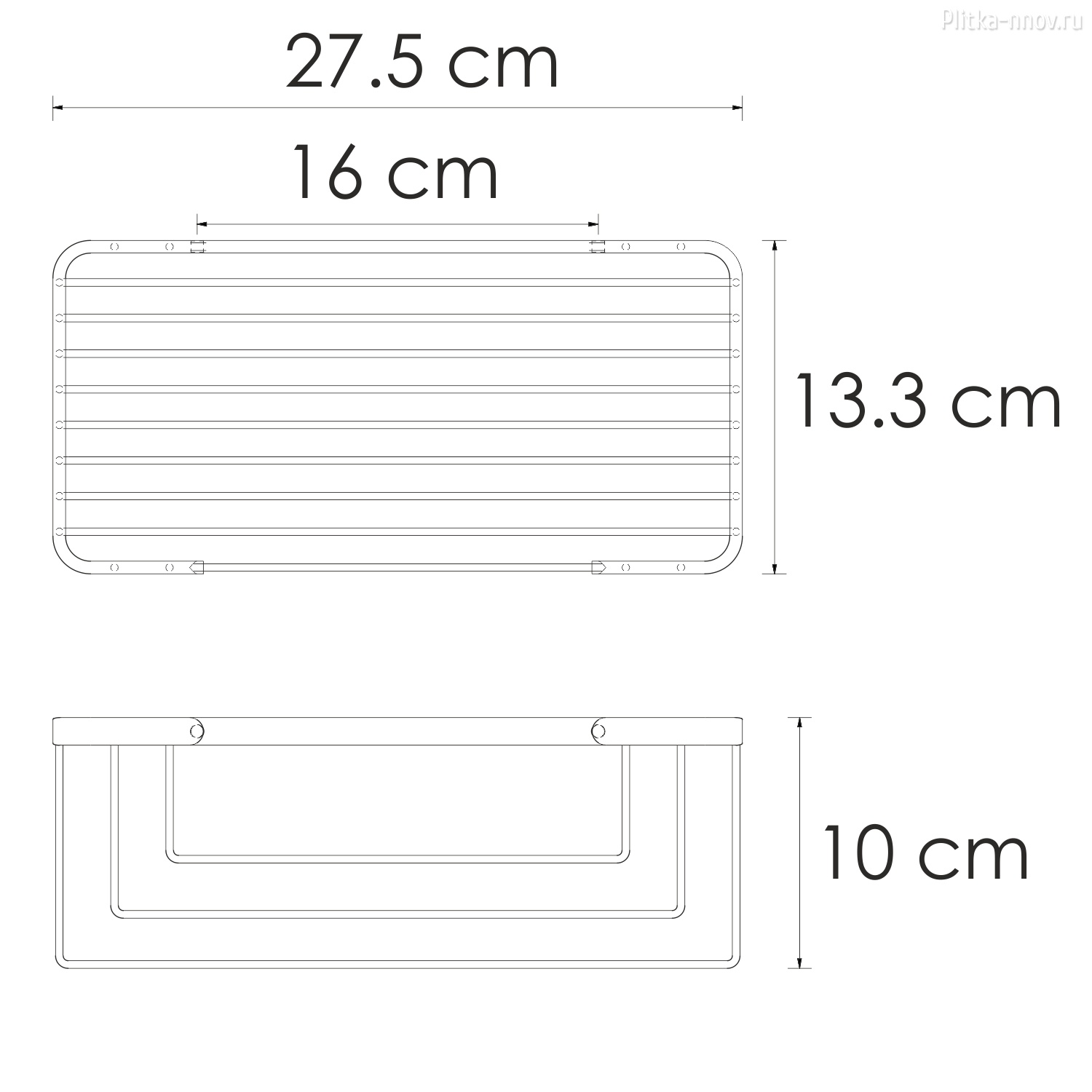 K-711BRUSHED GOLD Полка металлическая WasserKRAFT K-711BRUSHED GOLD Полка металлическая WasserKRAFT
