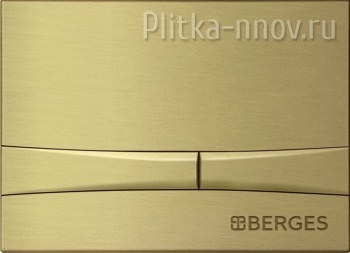 NOVUM F8 040058 BERGES бронза кнопка смыва