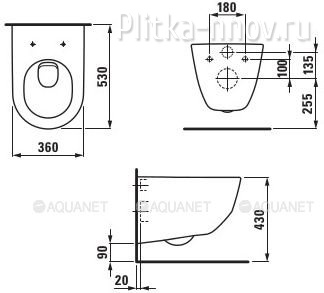 Pro 8.2095.6.000.000.1 Laufen унитаз подвесной Pro 8.2095.6.000.000.1 Laufen унитаз подвесной