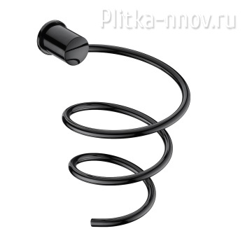 K-1080POLISHED BLACK Держатель фена WasserKRAFT