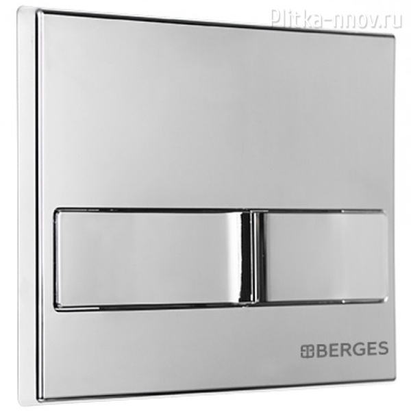 NOVUM L3 040013 BERGES хром глянец кнопка смыва NOVUM L3 040013 BERGES хром глянец кнопка смыва
