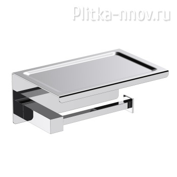 Selene 10044/00 Хром Бумагодержатель с полкой для телефона TIMO