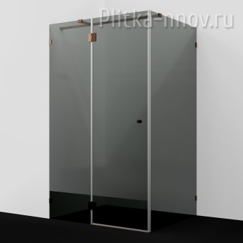 Paar 88H10-TG 120х100 Душевой уголок Розовое золото/тонированное стекло WasserKRAFT