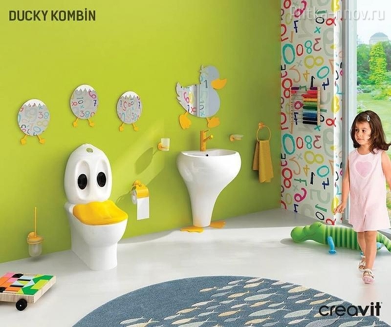 Ducky DC360-11CB00E-0000 Унитаз напольный детский Creavit Ducky DC360-11CB00E-0000 Унитаз напольный детский Creavit