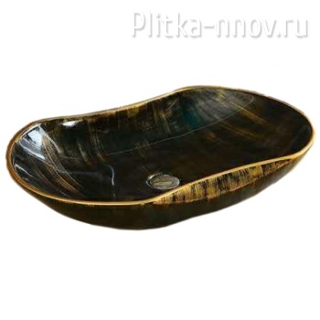 CeramaLux 7097 66x42 Раковина-чаша бронза