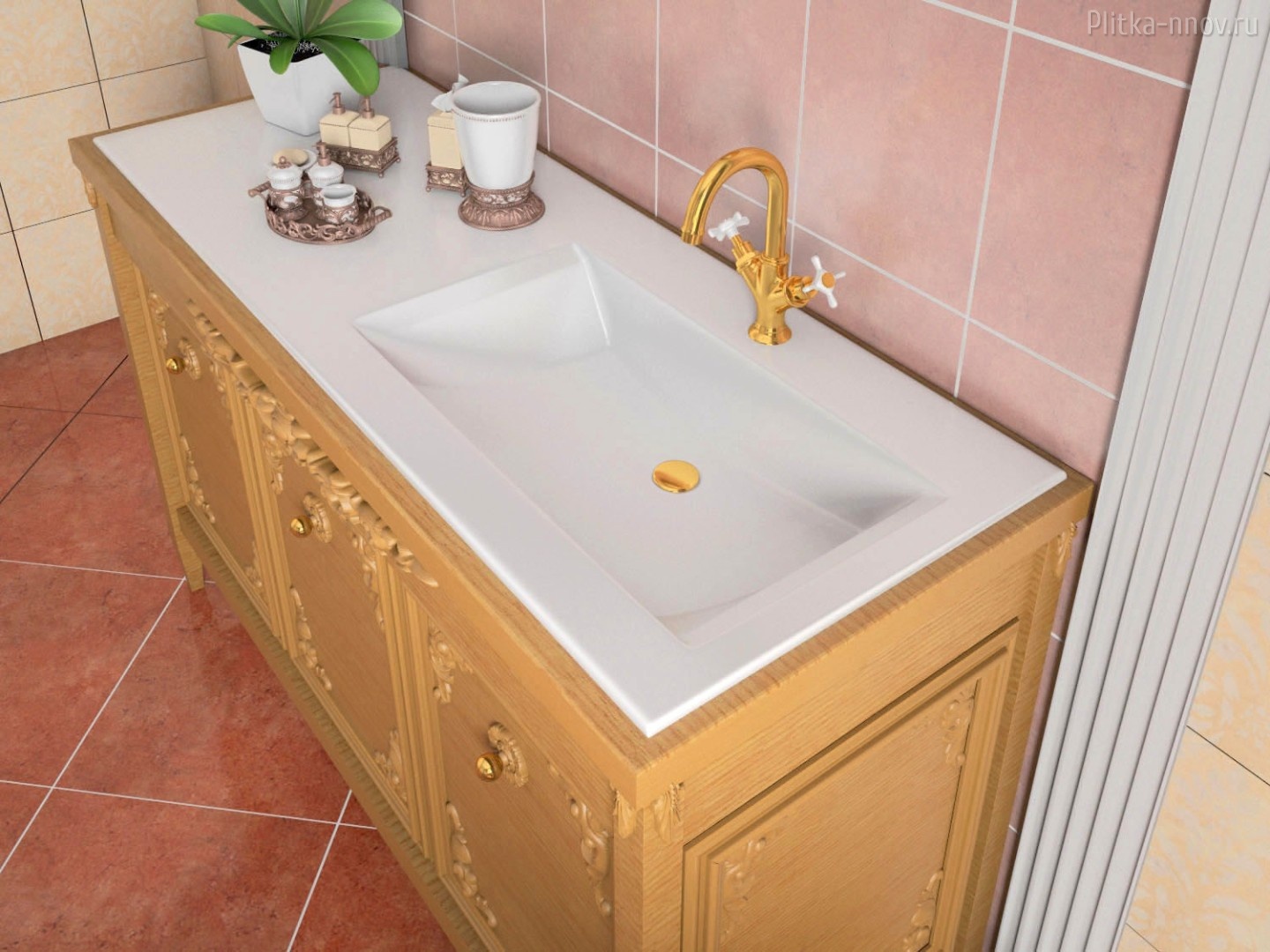 РАВА 70х50 L/R +рабочая зона до 37см Эстет Раковина РАВА 70х50 L/R +рабочая зона до 37см Эстет Раковина