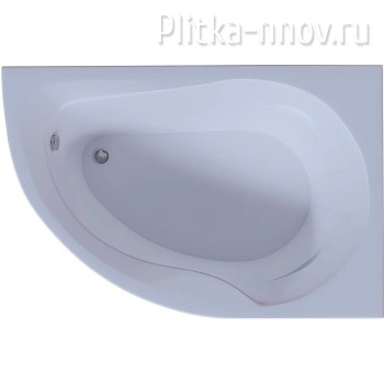 Вирго 150х100 R Aquatek с фронтальной панелью с каркасом (разборный) со слив-переливом