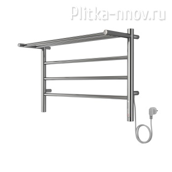 Аврора с полкой П4 700х450 электро (sensor quick touch) Полотенцесушитель TERMINUS