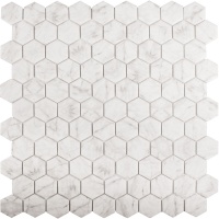 Hexagon MARBLES 4300 Vidrepur стеклянная мозаика