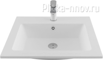 Электра 60х50 белая матовая Раковина мебельная Aquanet