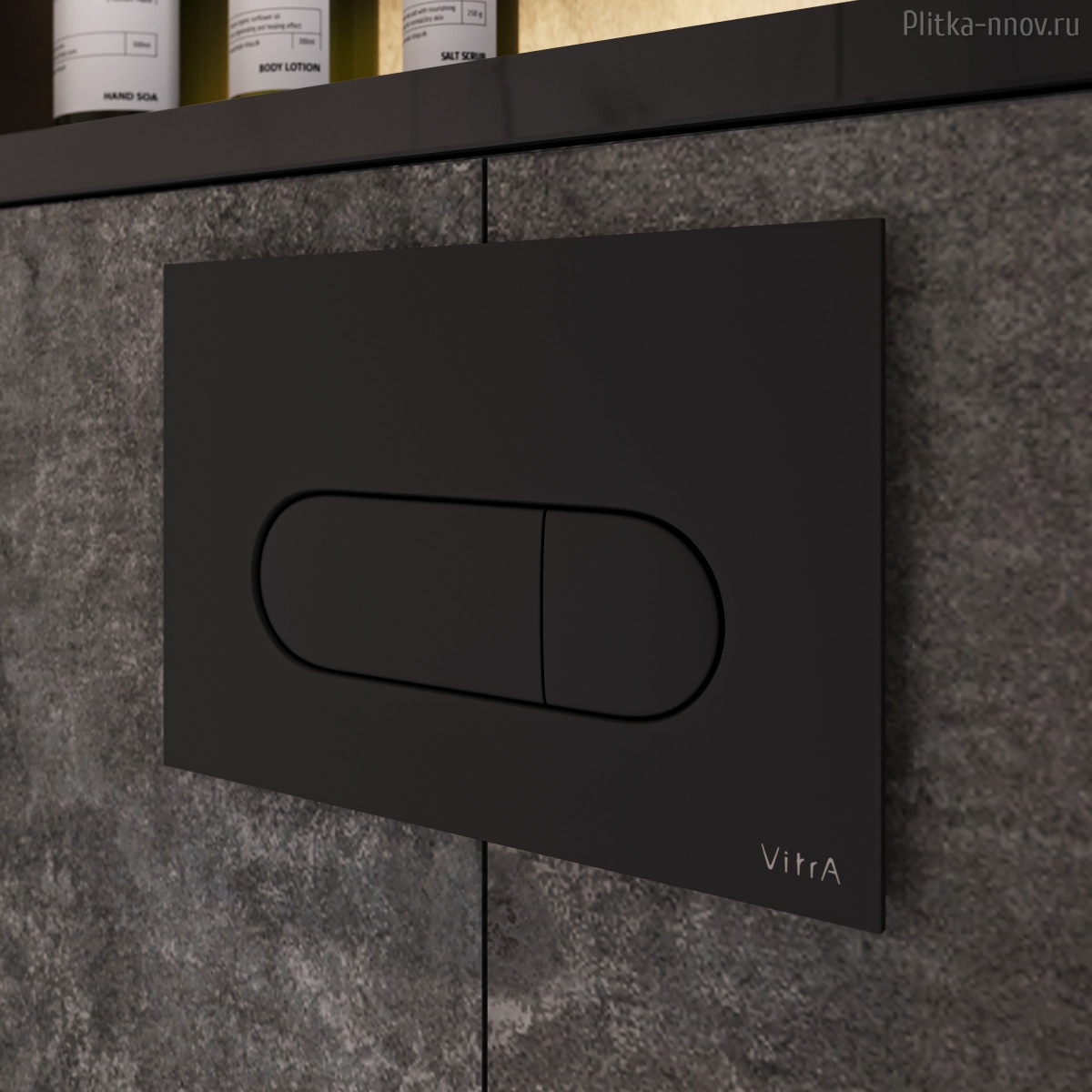 Root Round 740-2211 матовая черная Vitra кнопка смыва Root Round 740-2211 матовая черная Vitra кнопка смыва