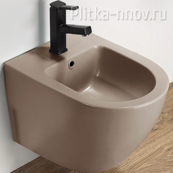 CeramaLux В2342BDMC 37x48 Биде подвесное капучино матовое