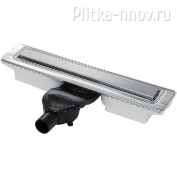 Norma C1 300 Хром матовый Душевой лоток с двухсторонней решеткой Berges