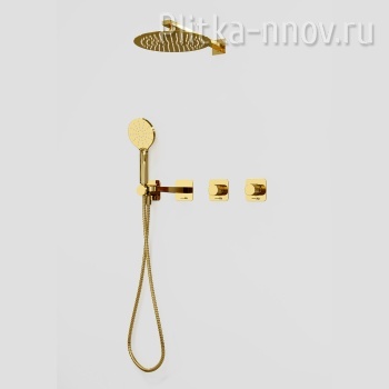 A7651.304.305.183.208.280.197.348 Встраиваемый комплект для ванны с верхней душевой насадкой, лейкой WasserKRAFT