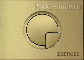 NOVUM R8 040028 BERGES бронза кнопка смыва
