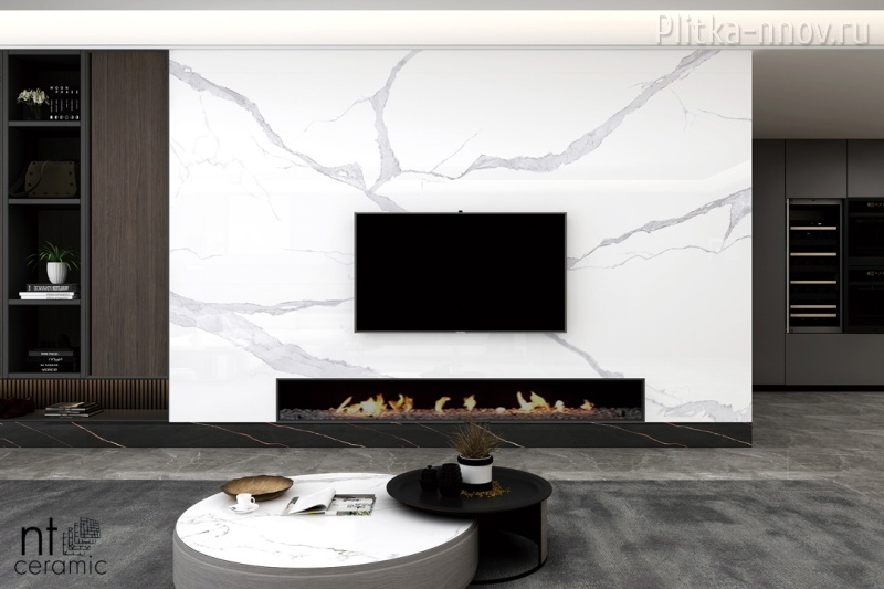 Atlas Wide Bianco Statuario NTT3008P 120 х 240 Широкоформатный керамогранит NT Ceramic Atlas Wide Bianco Statuario NTT3008P 120 х 240 Широкоформатный керамогранит NT Ceramic