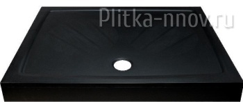 Gigant Pro Galaxy 120х80 черный матовый поддон с каркасом и панелью с креплением Ravak