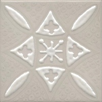 Бахия 2 9,8x9,8 KMD3STA018GN серый светлый глянцевый декор