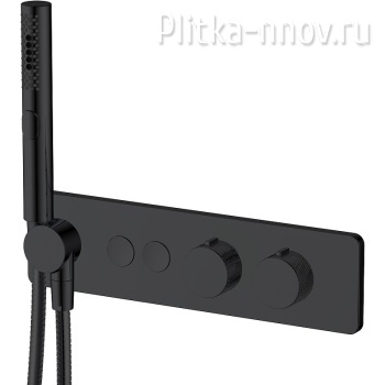 Liberty 5.33010-31 с термостатом Черный матовый Смеситель для душа Allen Brau