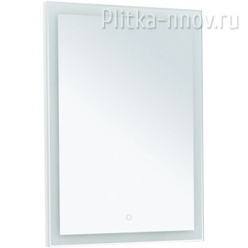 Гласс 60 белый LED Зеркало Aquanet