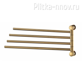 K-1034POLISHED GOLD Держатель полотенец четверной WasserKRAFT