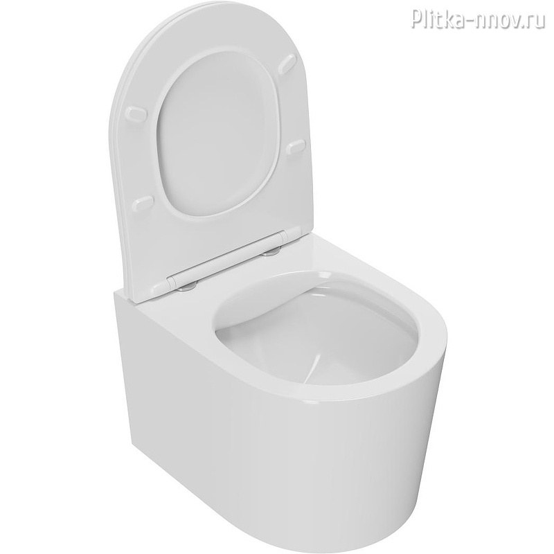 Веста PN41701 безободковый, белый сиденье микролифт Унитаз подвесной Point Веста PN41701 безободковый, белый сиденье микролифт Унитаз подвесной Point