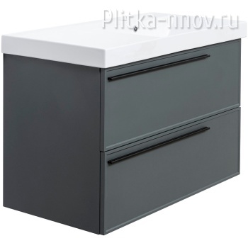 Elba 90 FNC-01-ELB-G-90-2 подвесная Серая матовая с раковиной LaFenice Elba 90 FNC-01-ELB-G-90-2 подвесная Серая матовая с раковиной LaFenice