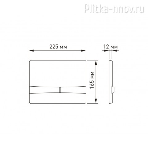 NOVUM F2 040052 BERGES матовый хром кнопка смыва NOVUM F2 040052 BERGES матовый хром кнопка смыва