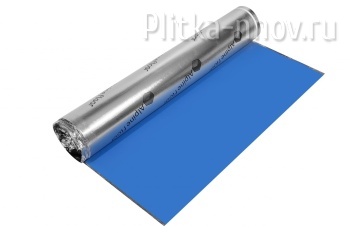 Подложка ALPINE FLOOR Серебристая фольгая синяя ЭВА (Silver Foil Blue Eva) рулон-10м2