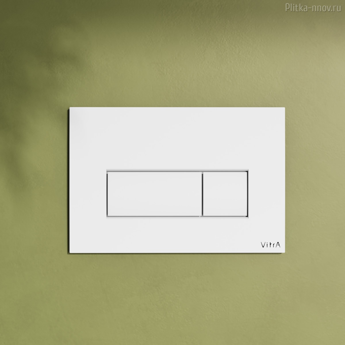 Root Square 740-2300 глянцевая белая Vitra кнопка смыва Root Square 740-2300 глянцевая белая Vitra кнопка смыва