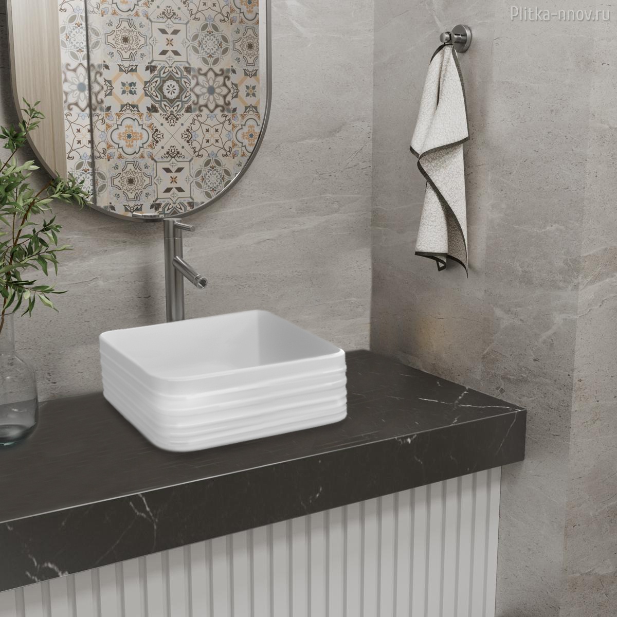 Омега PN43903 39.5х39.5 Раковина-чаша Point Омега PN43903 39.5х39.5 Раковина-чаша Point